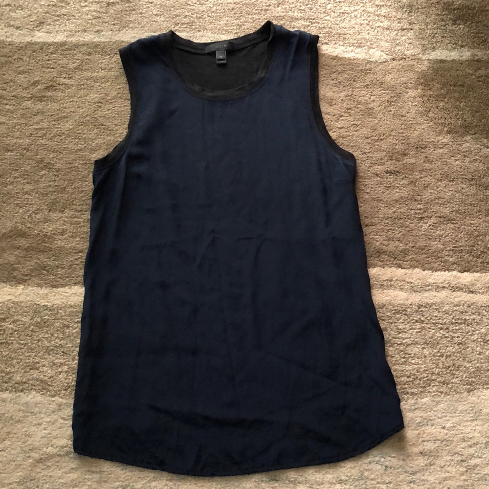 Silk and linen tank top.